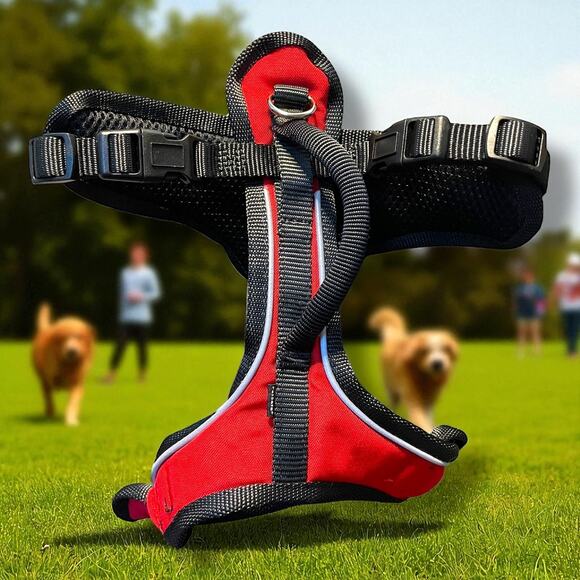 PetSafe Comfort Dog Harness Size XS Extra Small No-Pull 10-25 lbs Easy Walk Red - Picture 1 of 10